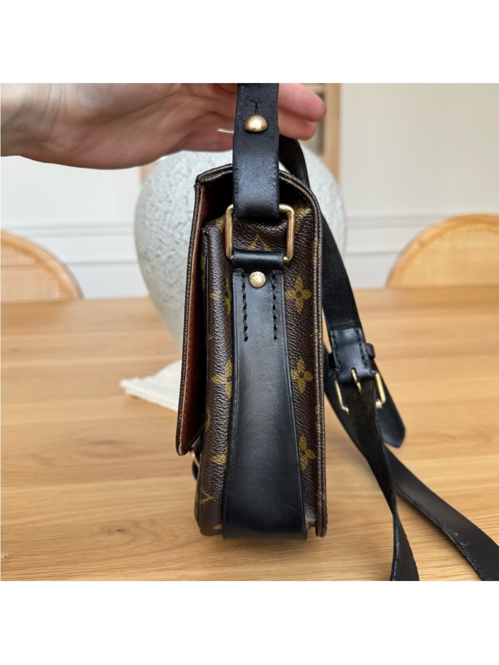 ✅AUTH✅LOUIS VUITTON CARTOUCHIERE MM CROSSBODY BAG - Picture 6 of 13